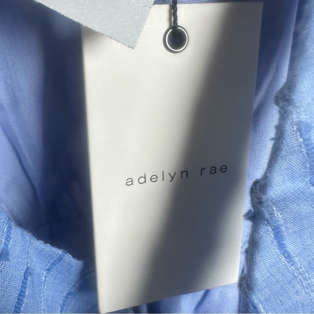 Adelyn Rae Sky Blue Sleeveless Tiered Maxi Dress NWT - Picture 8 of 9
